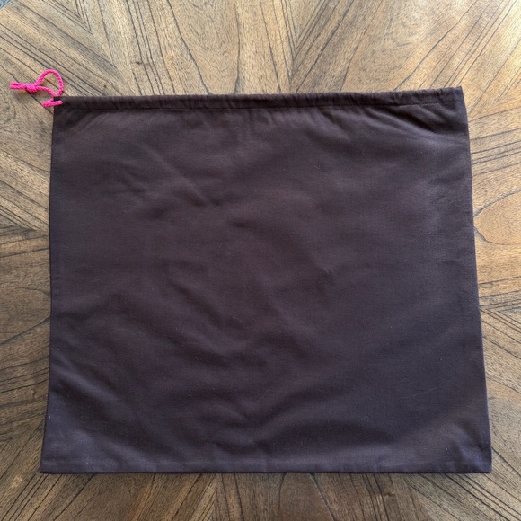 Kate Spade Chocoate Brown Accessories Shoes Purse Medium Dust Bag 19 x 17 - Picture 5 of 8